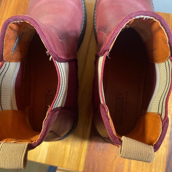 Pikolinos Red Chelsea Boots with Contrasting Elastic - Picture 6 of 9